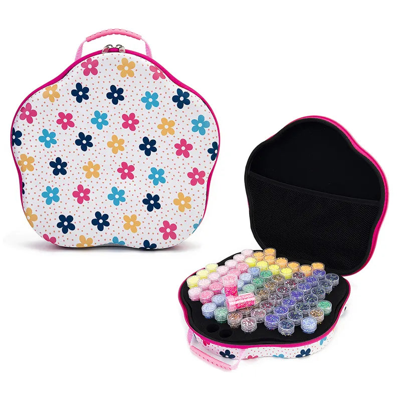 Koffer sternförmige Blumen 70 Töpfe