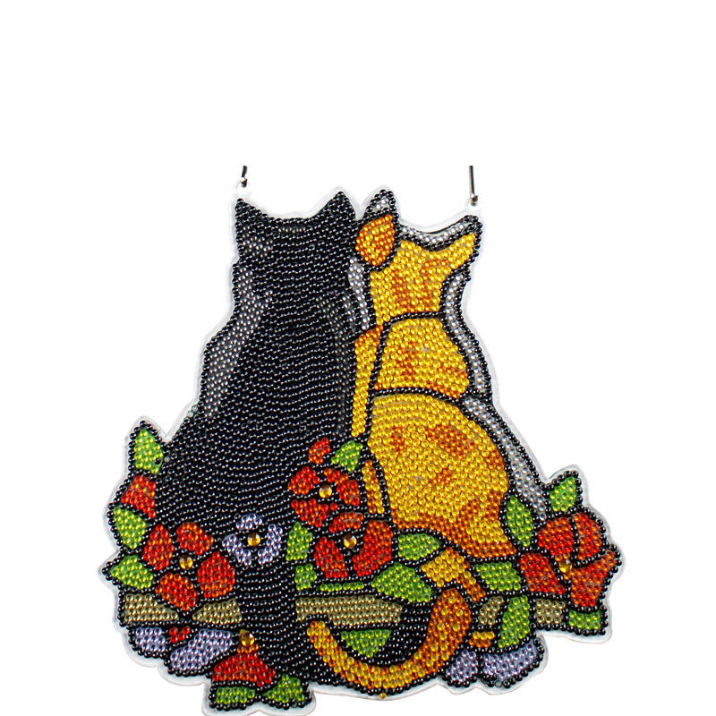 Diamond Painting Pendant Cats