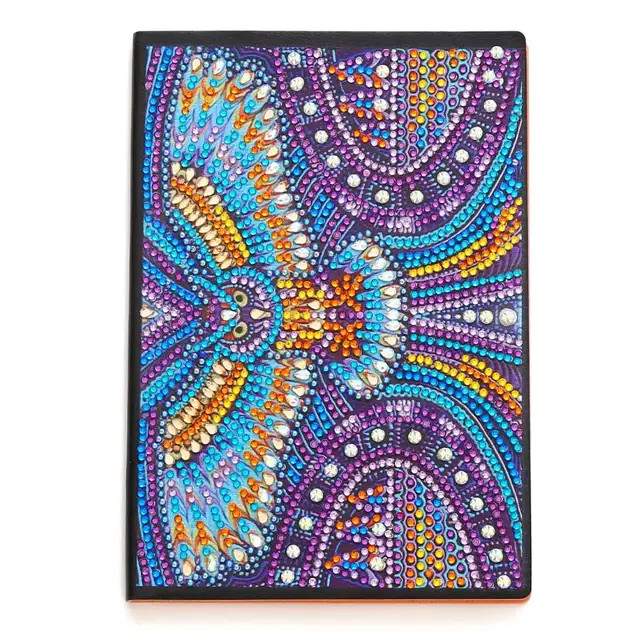 Notebook Owl blue/purple