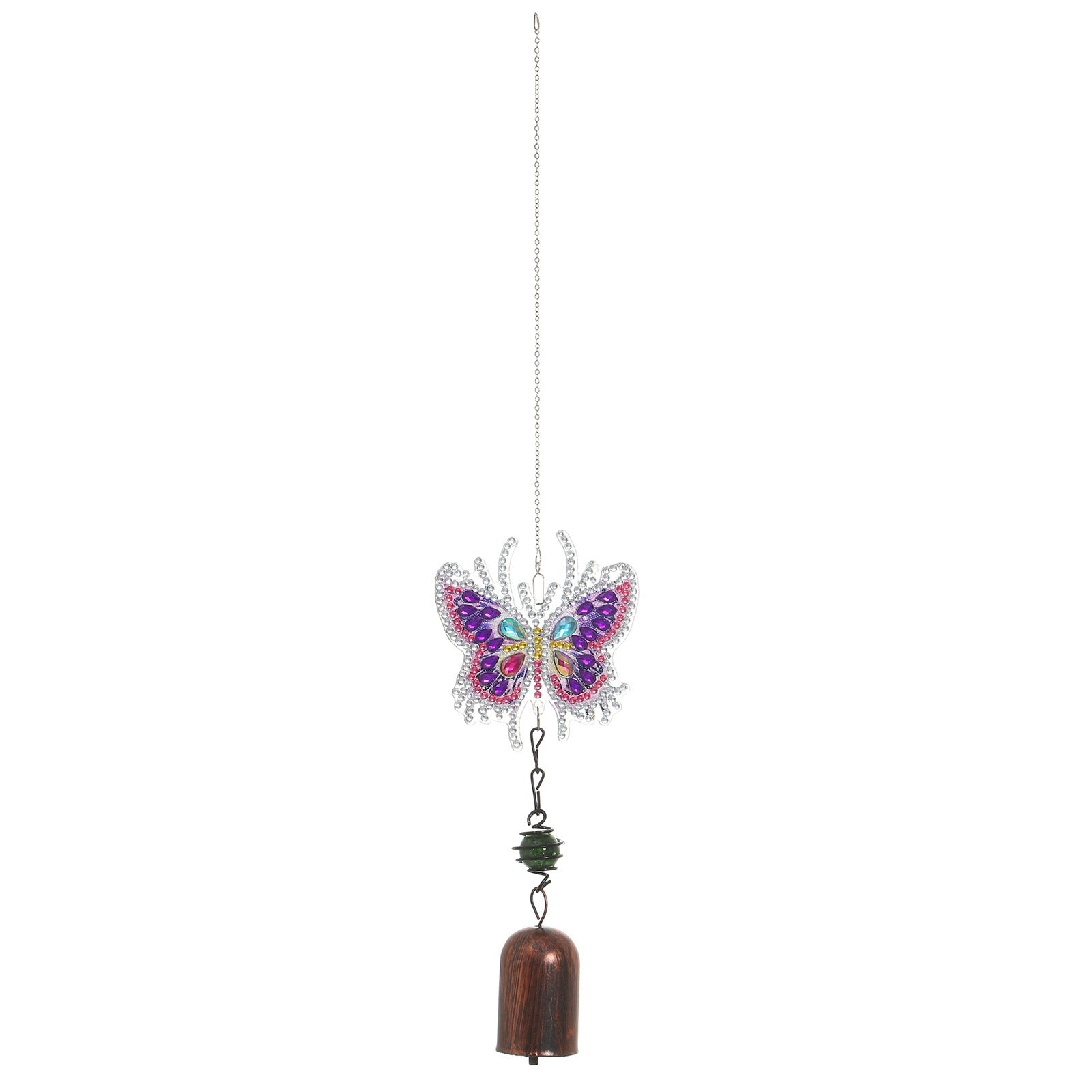 Wind chime with bell butterfly