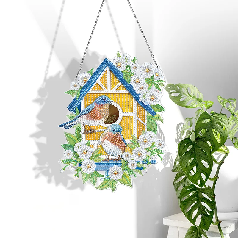 Diamond Painting Pendant Birdhouse