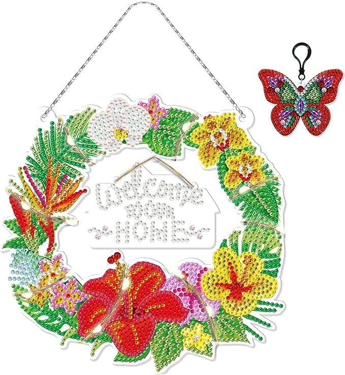 Pendant Flower Wreath