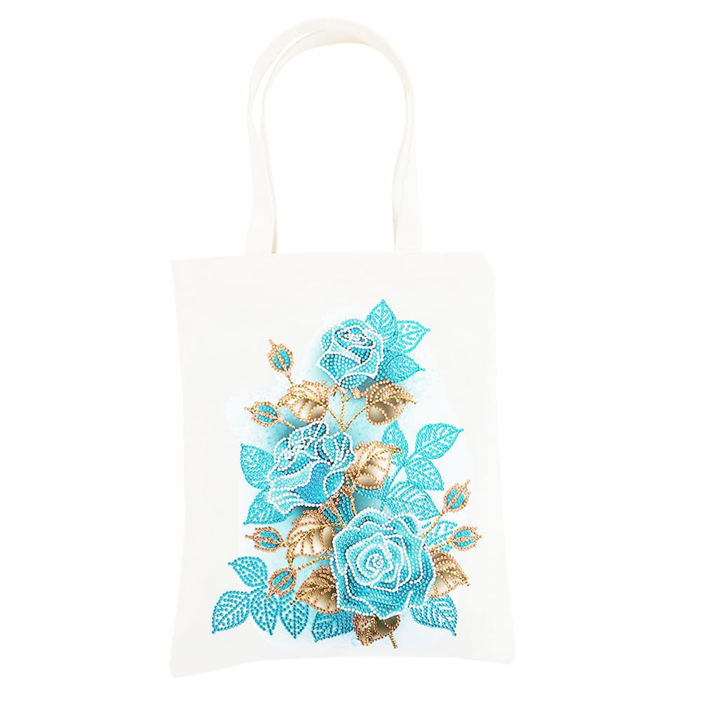 Diamond Painting Canvas Bag White