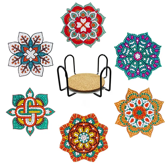 Coasters Mandala B 6 pcs
