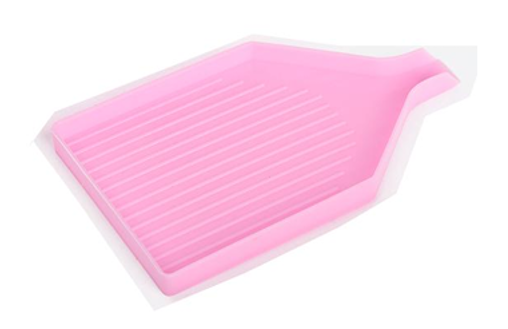 Standaard schudbak met tuit roze