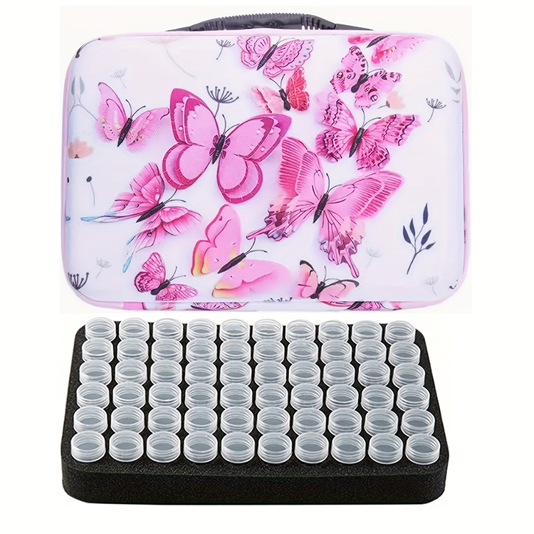 Koffer Roze vlinders
