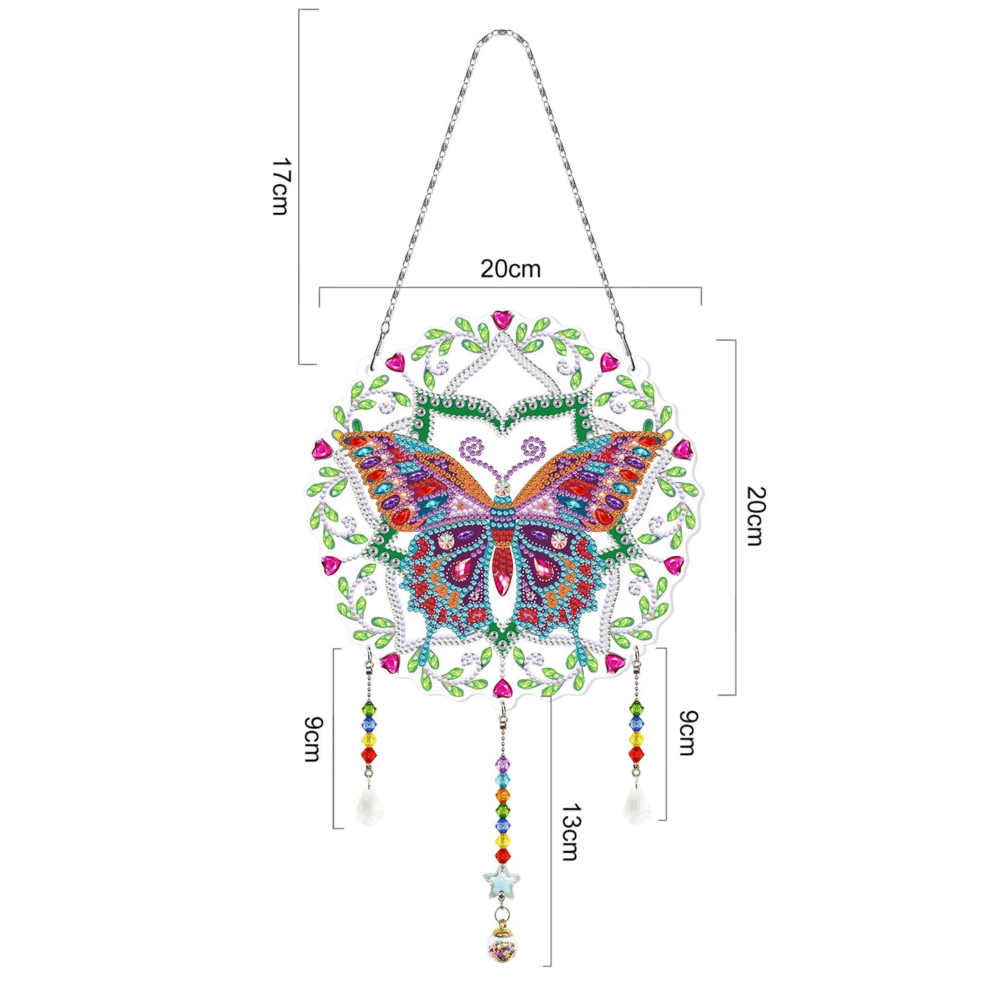 Anhänger mit Diamantmalerei