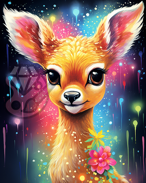 Colorful Deer