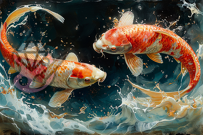 2 Koi-Fische