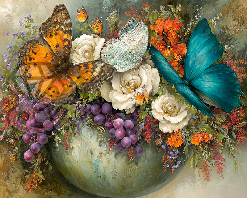Butterflies In Bloom