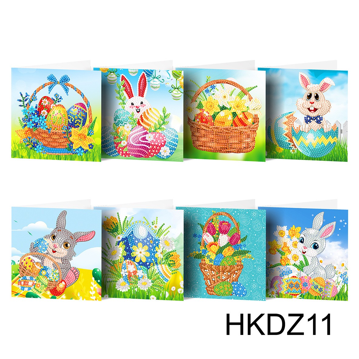 Wenskaarten set 8st (HKDZ11)