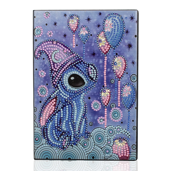 Notitieboek Stitch en Ballonnen