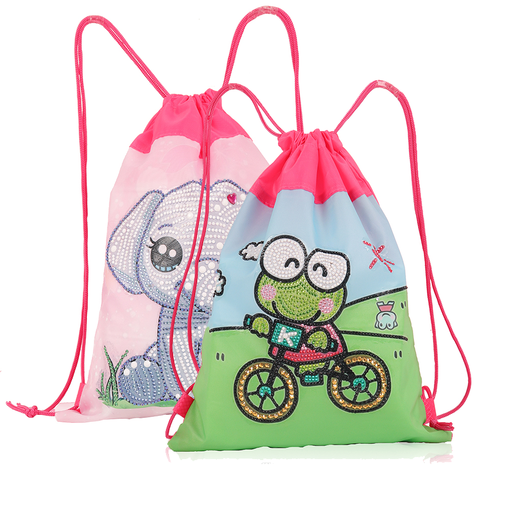 Backpack with strings