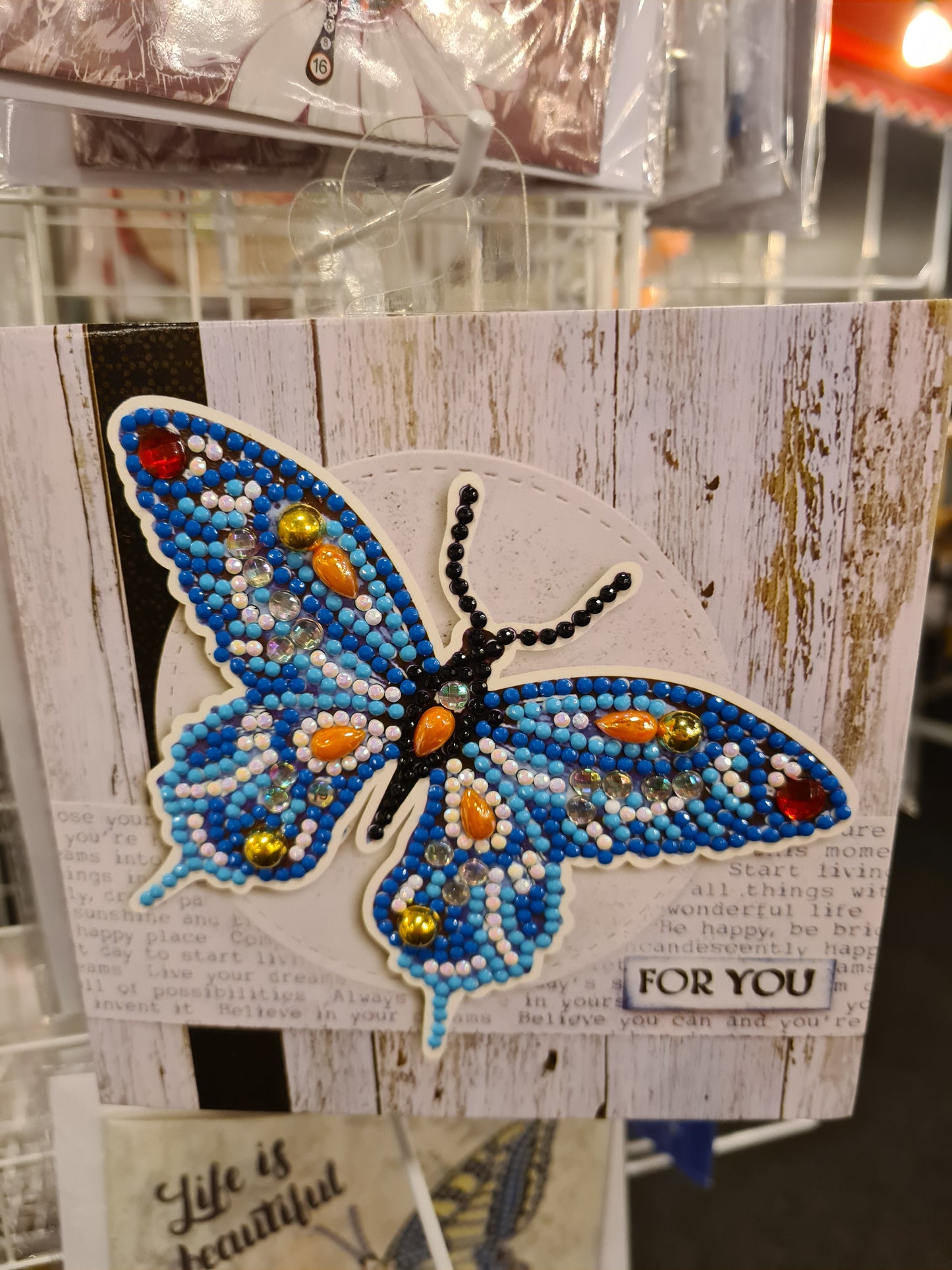 Grußkarte für Sie Schmetterling