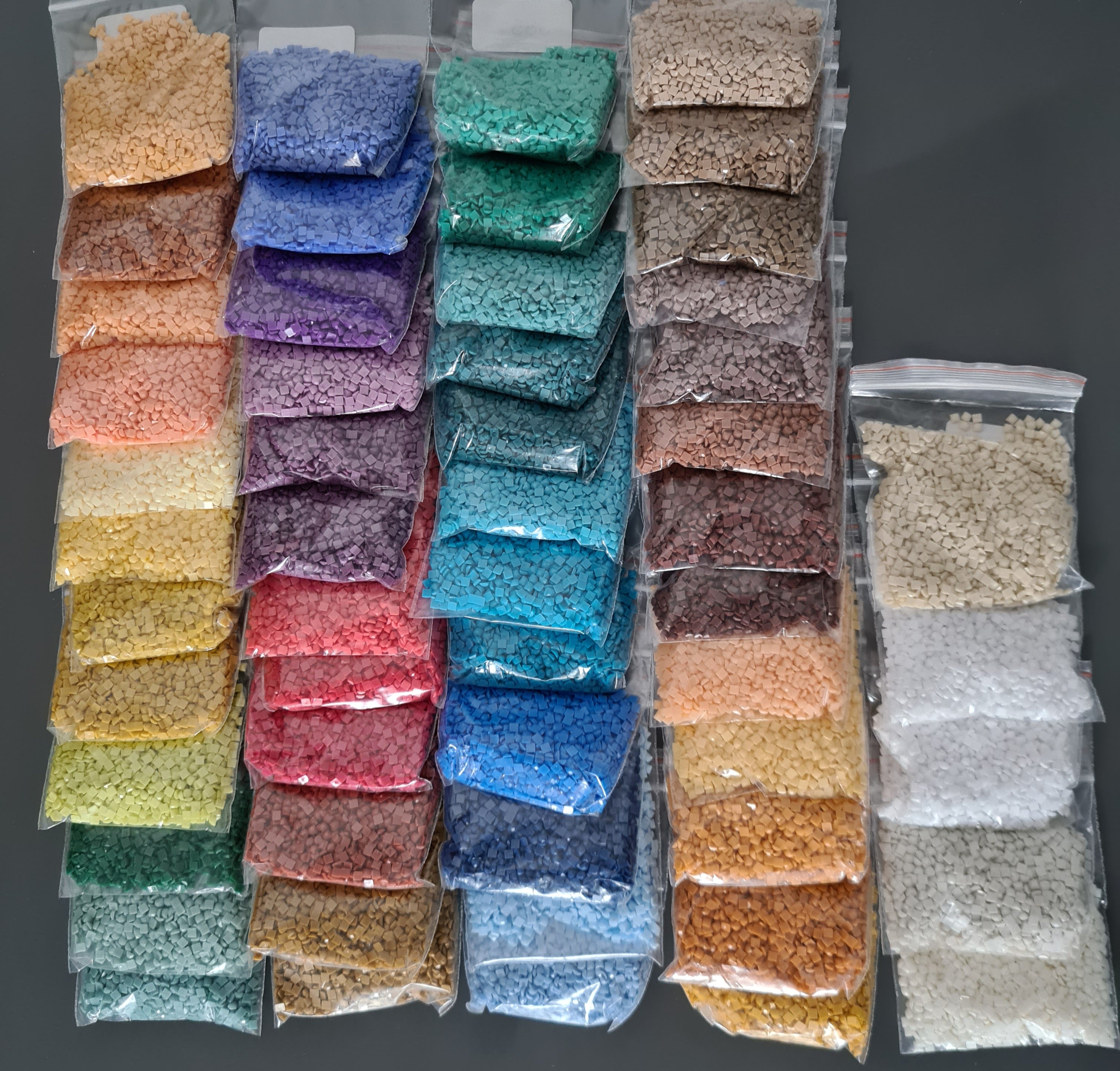 Lose Steine quadratisch 3816 - ECRU