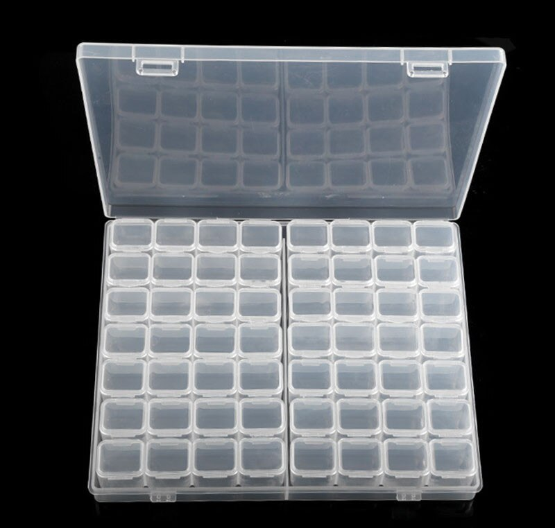Storage box with 56 trays