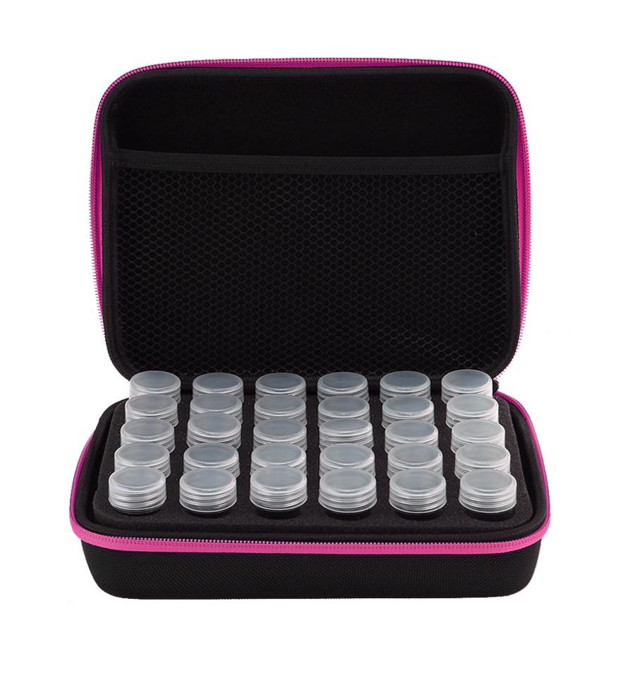 Koffer 30 runde Gläser