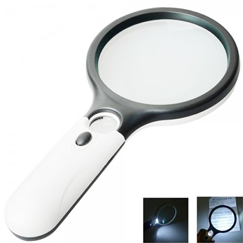 Hand magnifier with lighting