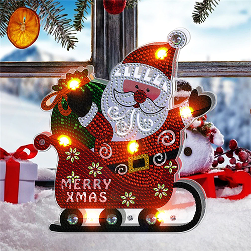 Christmas ornament with lights