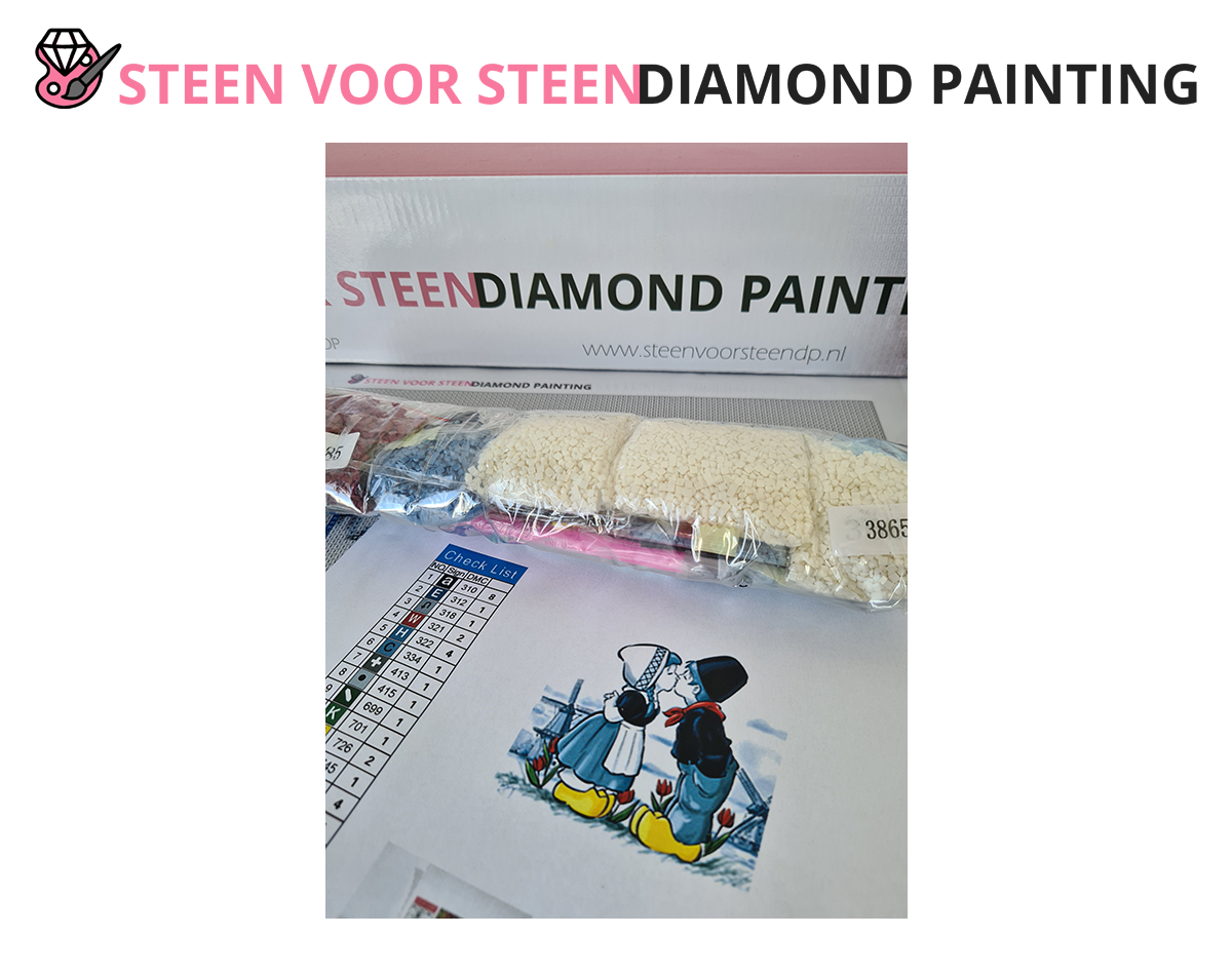 Boer en boerinnetje kus