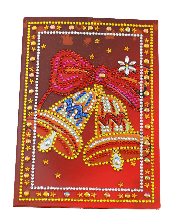 Christmas Card Jingle Bells Red