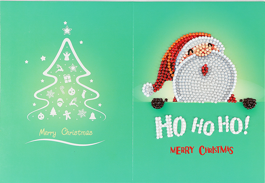Weihnachtskarte Sankt Ho Ho Ho!