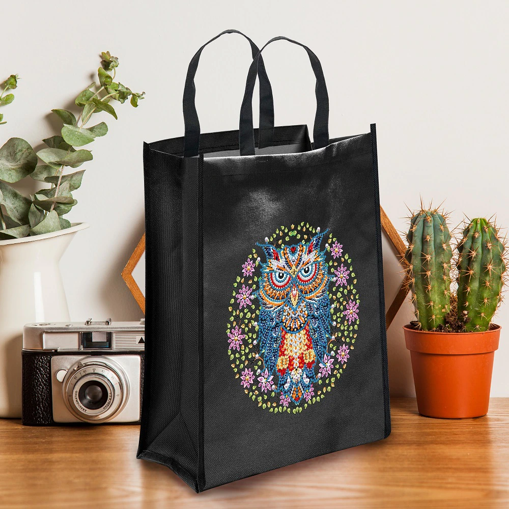 Diamond Painting Eco Tas zwart