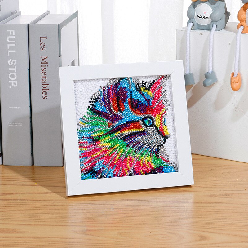 Photo frame Colorful Cat
