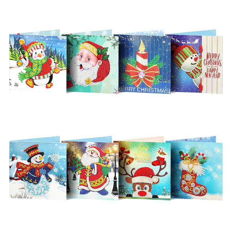 Christmas cards set HK053 - HK060