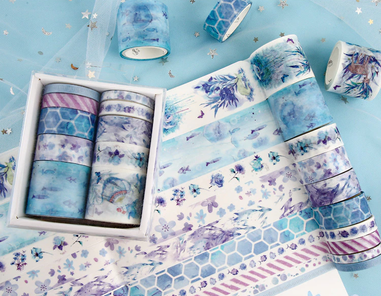 Washi Tape Pattern 10 pcs