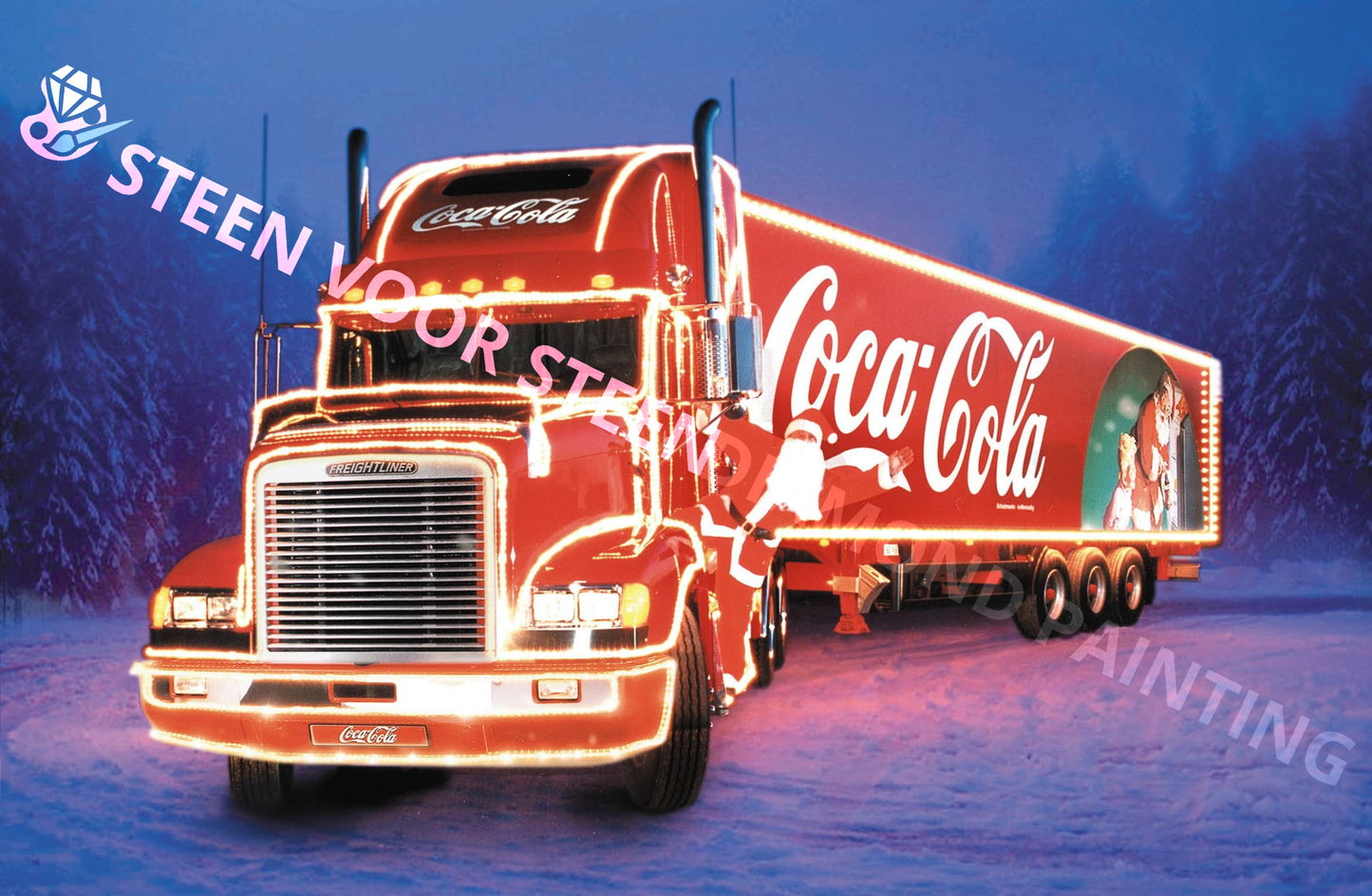 Christmas truck Coca Cola