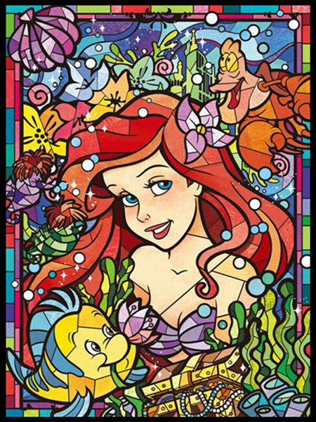 Little Mermaid Stained Glass