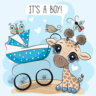 Birth Baby Boy Giraffe