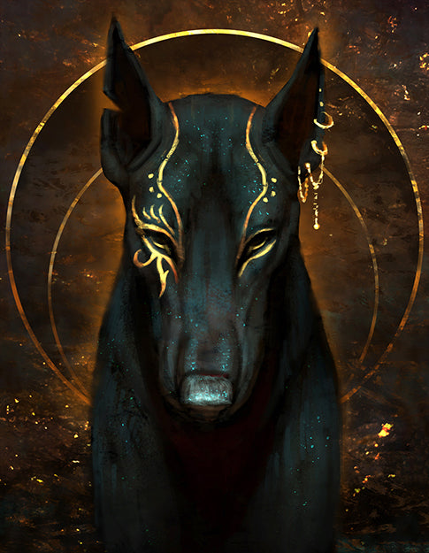 Anubis Gold Accents
