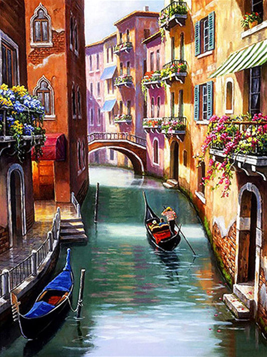 Gracht in Venetië