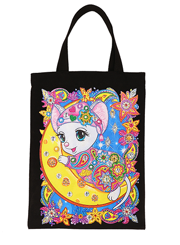 Diamond Painting Canvas Bag Black
