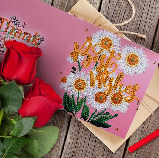 Greeting Card Best Wishes Flowers